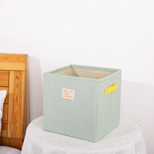 Caja de almacenamiento de cartón cuadrada