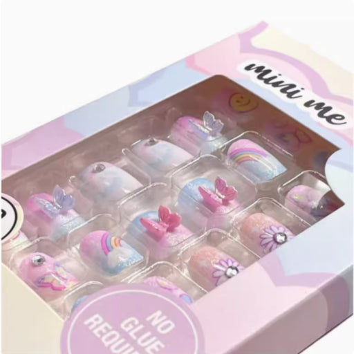 Etiqueta China 876 uñas postizas planas de lentejuelas (súcubo)