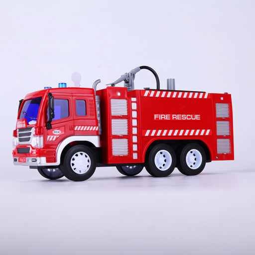 Camión de bomberos con rociador de agua y canto [Rojo]