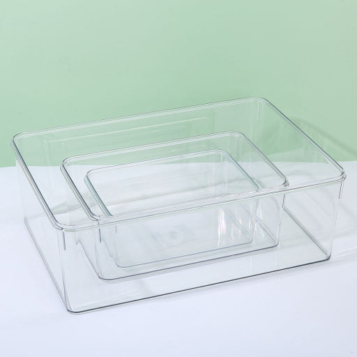 Caja de conservación sellada rectangular transparente n.º 8 (1250 ML)