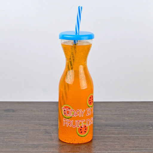 Vaso de plástico con estampado de frutas (500ml)