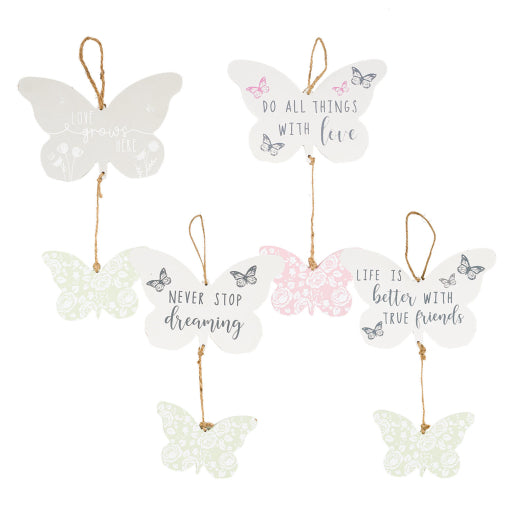 Decoración De Pared Colgante De Mariposa De 2 Niveles