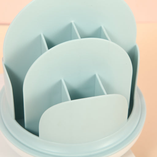 Caja de almacenamiento de lápiz labial giratorio