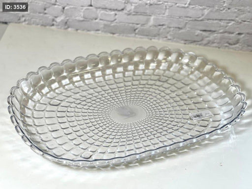 Bowl rectangular transparente