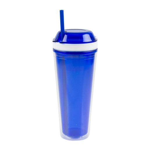 Vaso De Doble Pared Con Pajita