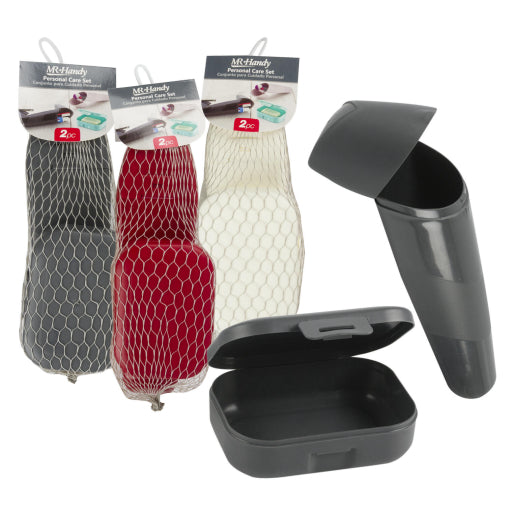 Paquete De 2 Juegos De Viaje Para El Cuidado Personal: 4 Surtidos