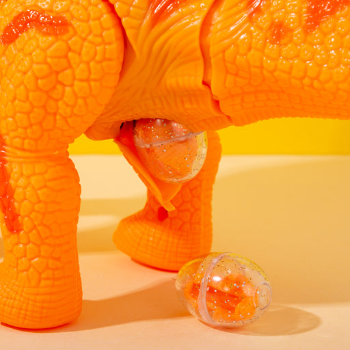 Brachiosaurus poniendo huevos con sonido y luz.