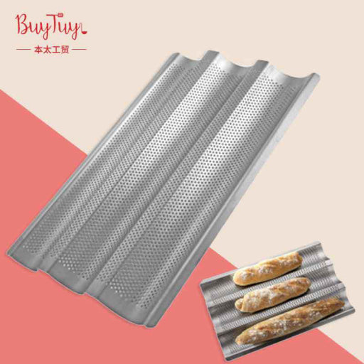 Molde para hornear baguette