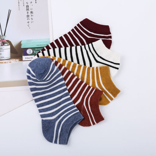 Calcetines náuticos de mujer a rayas