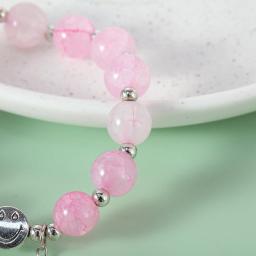 Pulsera de cuentas de ágata sintética