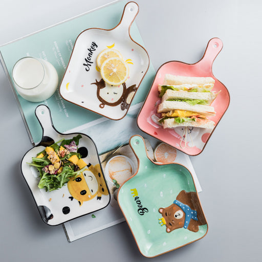 Sartén para conejos rectangular con un solo mango, 9 pulgadas