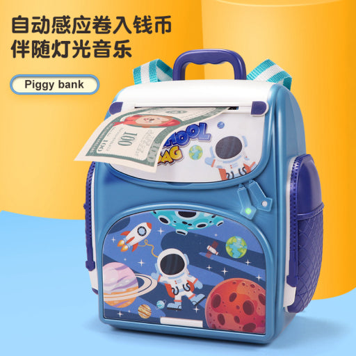 Alcancia tipo mochila