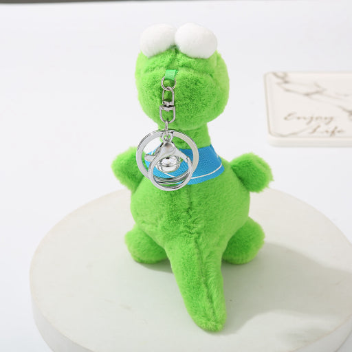 Llavero de muñeco de peluche de dinosaurio