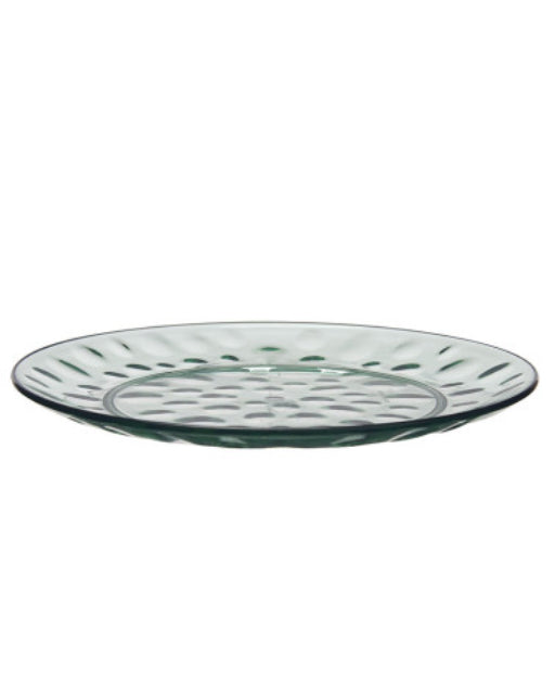 Bowl transparente con diseño de hoja