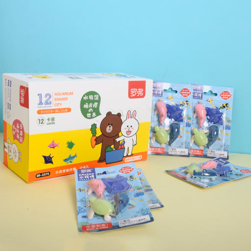 Set de gomas de acuario