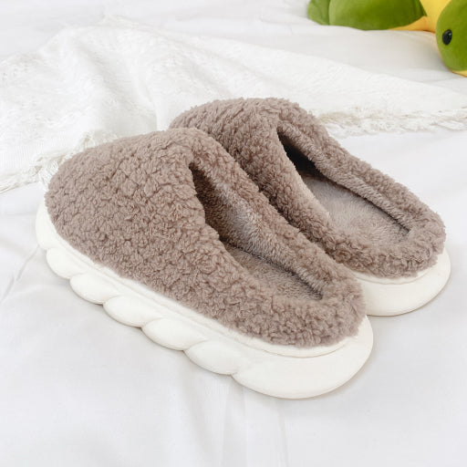 Pantuflas de algodón para hombre Cloud Pineapple Velvet (Gris)