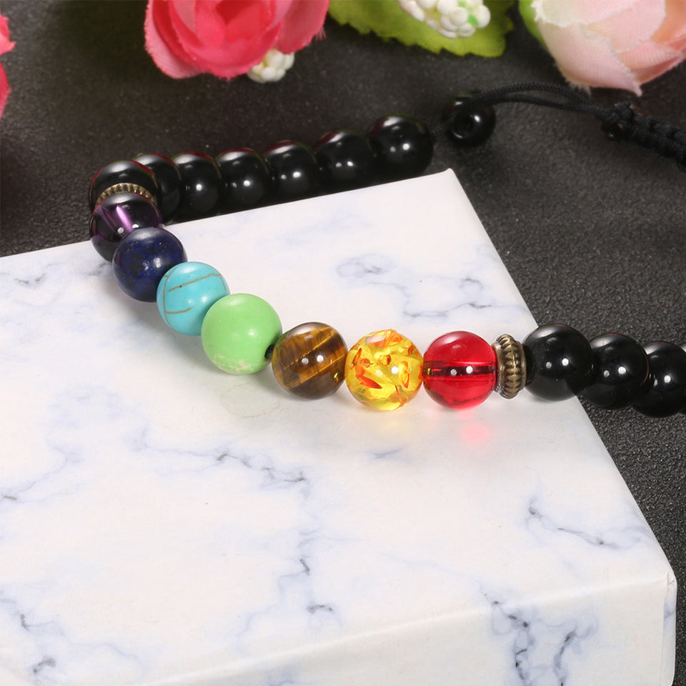 Pulsera de piedras con chakras