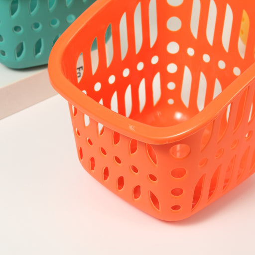 Cesta colgante cuadrada con doble gancho