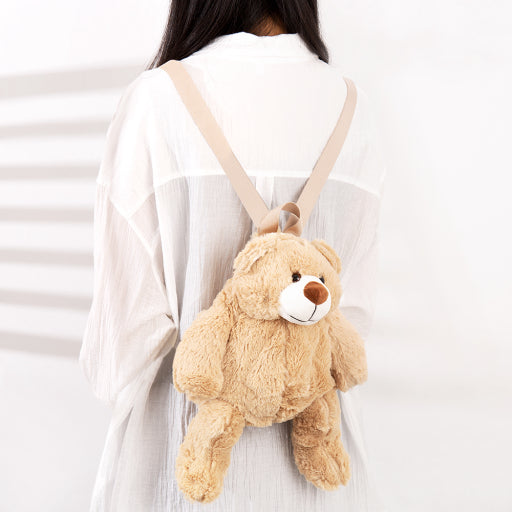 Mochila con osito de peluche