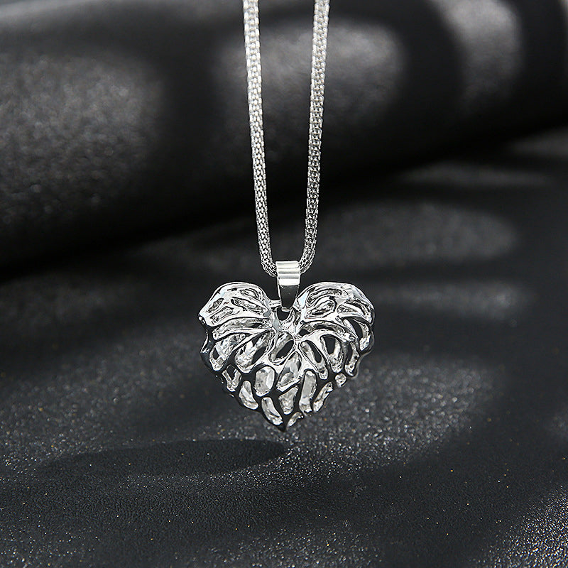 Dije de corazón con cadena