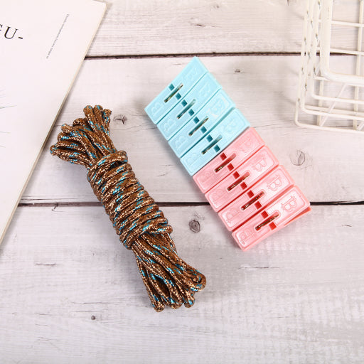 Clip resistente al viento con tendedero.