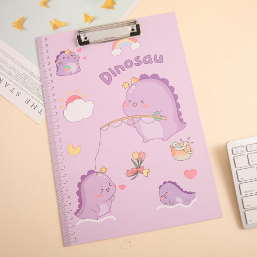 Tablero con pinza de dinosaurios
