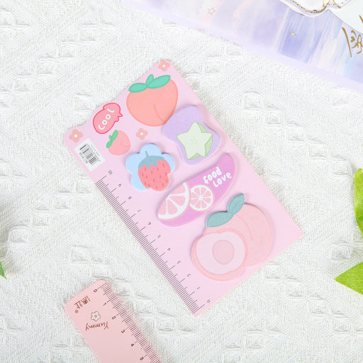 Nota adhesiva de fruta