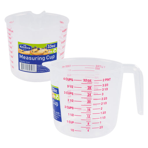Taza Medidora Transparente: 33 Oz