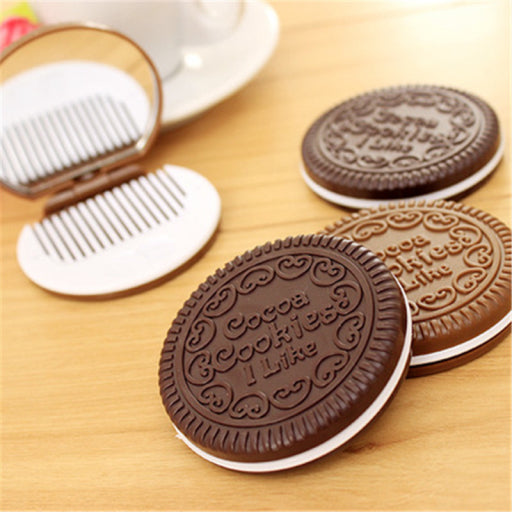 Espejo en forma de galleta