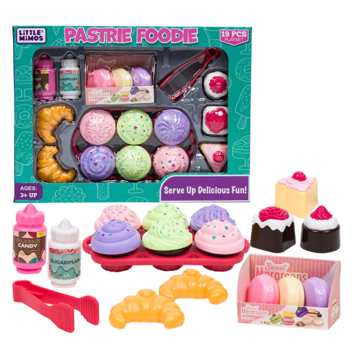 Juego De 19 Piezas Comida De Pasteles