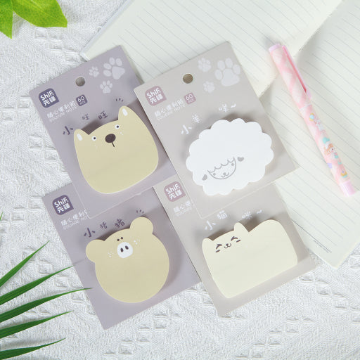 Nota adhesiva de animalitos