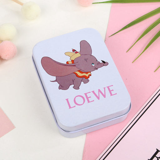 Caja de almenamiento metálica pequeña