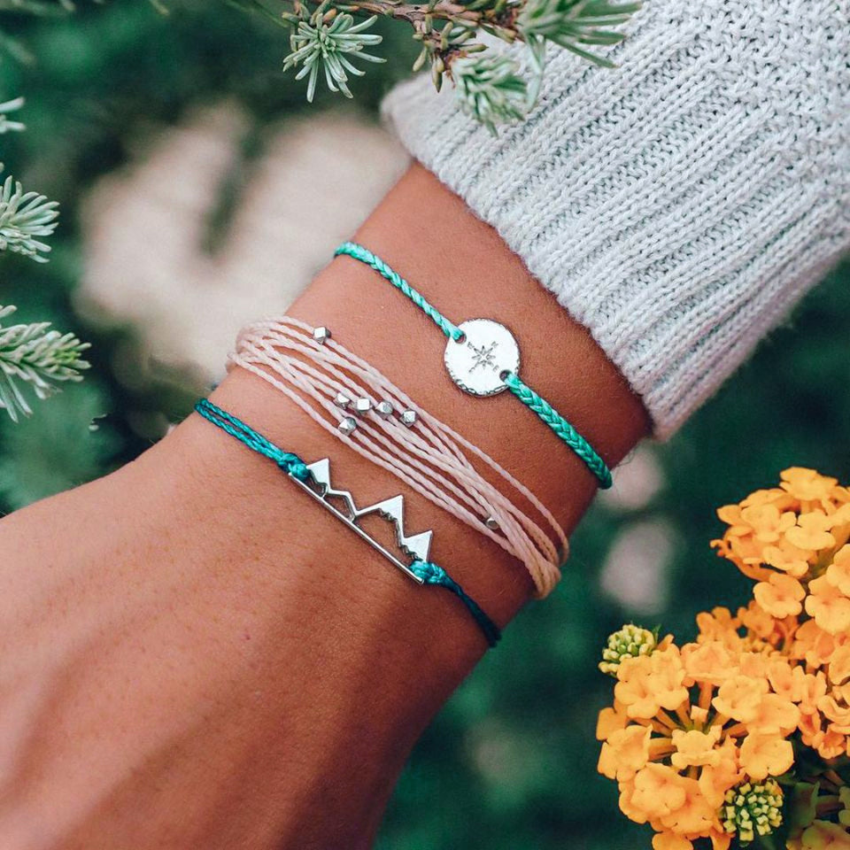 Set de pulseras para viajero