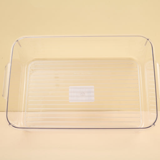 Cesta de almacenamiento pequeña con caja exterior transparente
