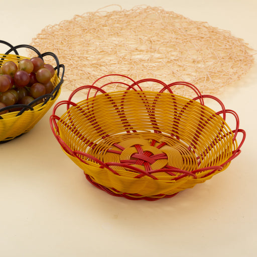 Cesta de almacenamiento de encaje grande