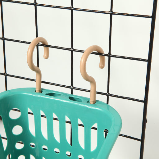 Cesta colgante cuadrada con doble gancho