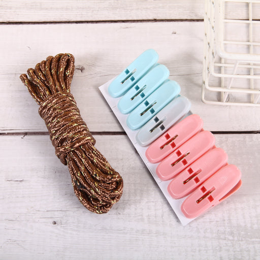 Clip resistente al viento con tendedero.