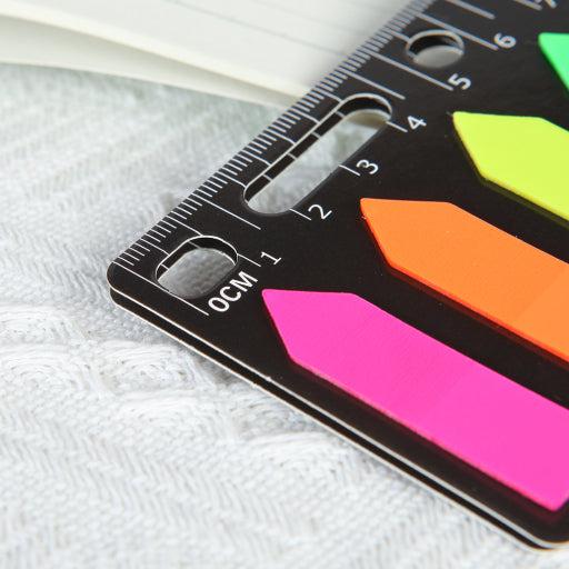 Notas Post-it fluorescentes de colores