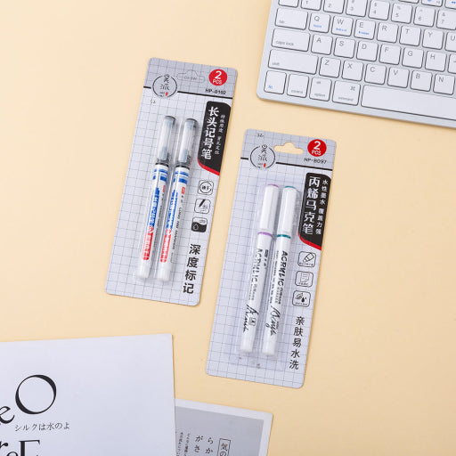 Marcador de cabeza larga