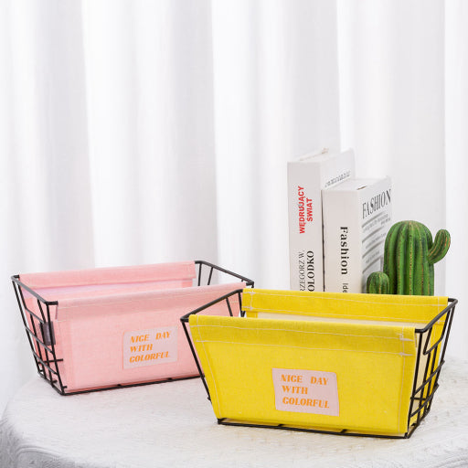 Bolsa de almacenamiento pequeña con marco de hierro de la serie Candy Color