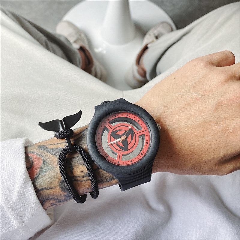 Reloj con diseño de dojutsu