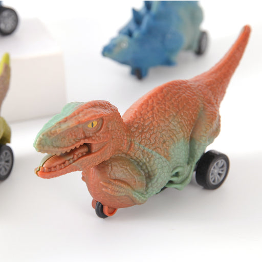 Pequeño mundo de dinosaurios multicolor
