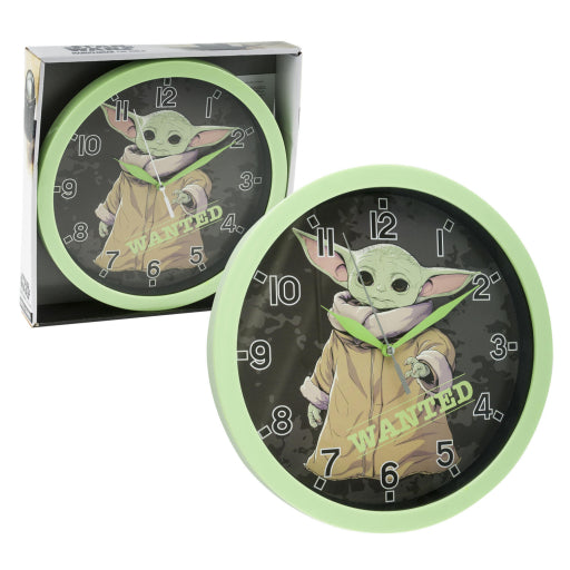 Reloj De Pared Baby Yoda
