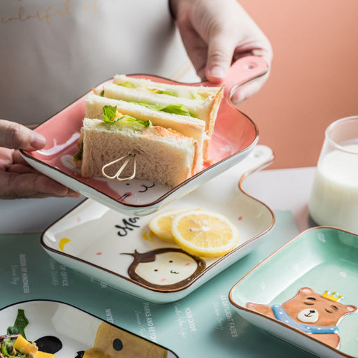 Sartén para conejos rectangular con un solo mango, 9 pulgadas