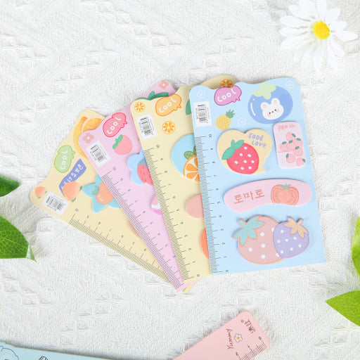 Nota adhesiva de fruta