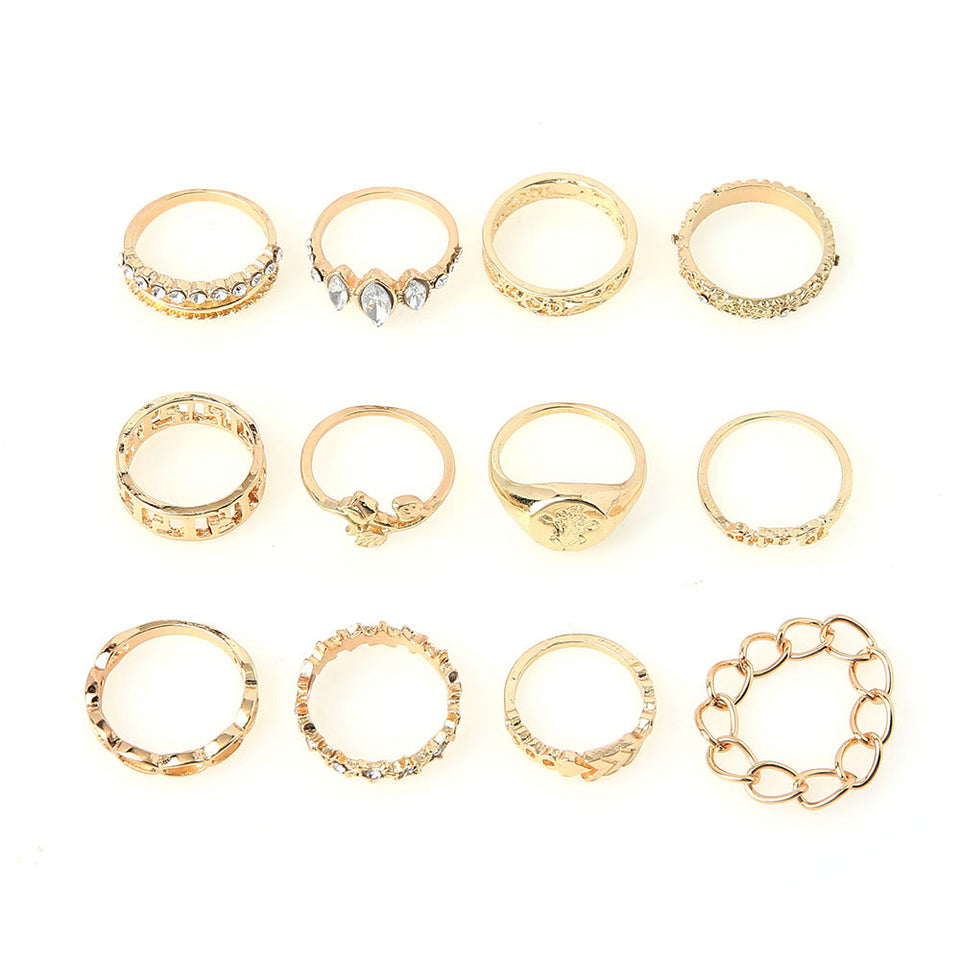 Set de anillos de cadena