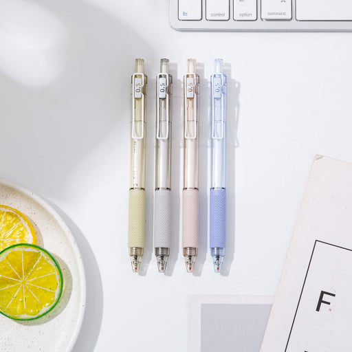 Bolígrafo de gel de secado rápido.