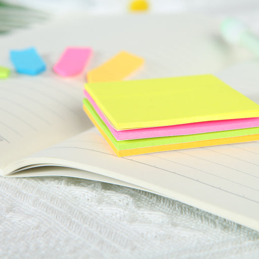 notas adhesivas color caramelo