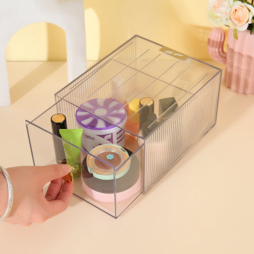 Caja de almacenamiento con cajón alto serie Clover