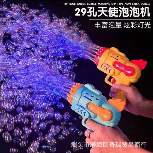 Pistola de burbujas